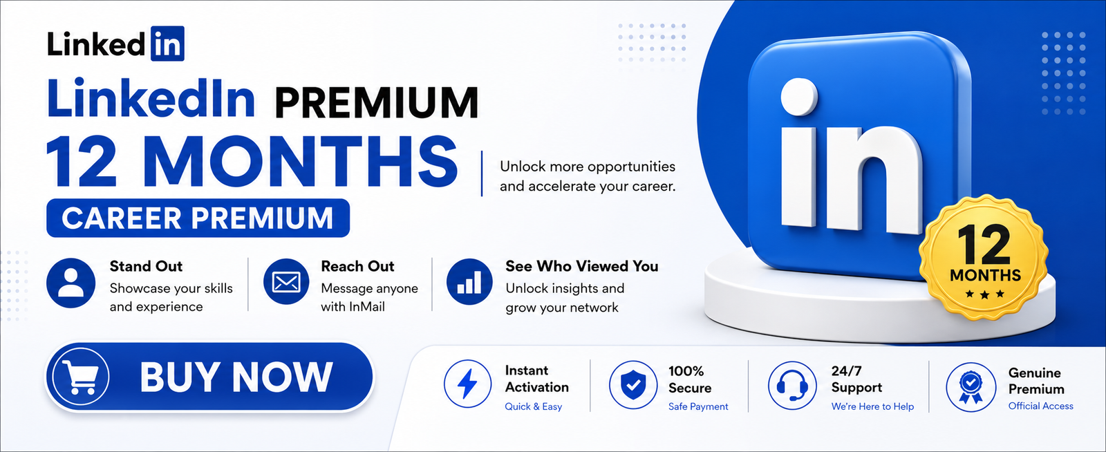 LinkedIn Premium 12 Months - Recrenza
